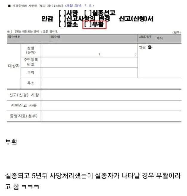 의외로 한국에 실존 한다는 제도