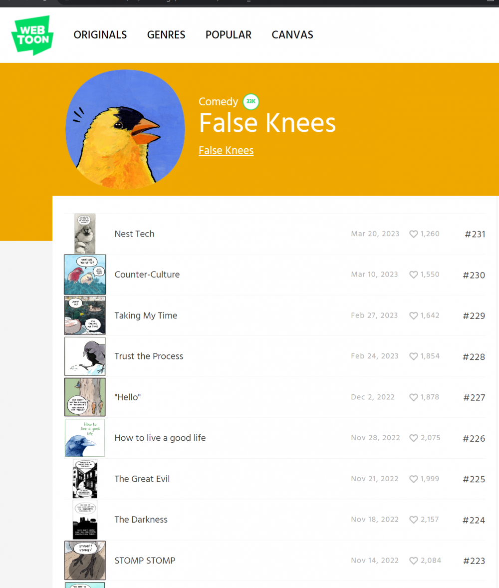 의외로 네이버 웹툰 플랫폼에 있는거.