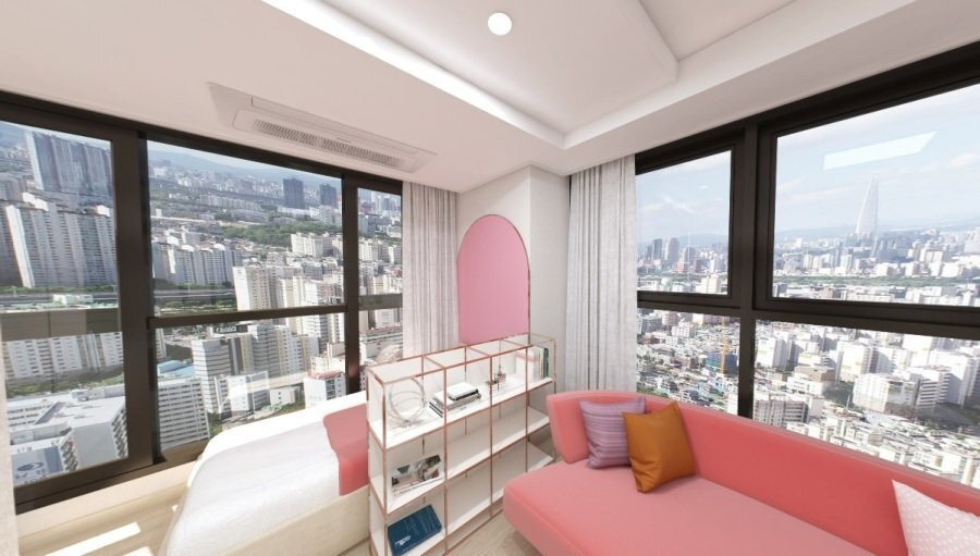 모델하우스와 실제 완공후 실사