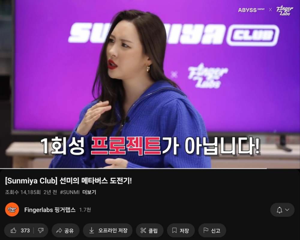 선미가 만든 가상자산 프로젝트 근황