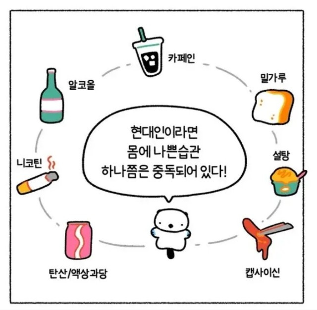 현대인이라면 이 중 하나는 무조건 중독