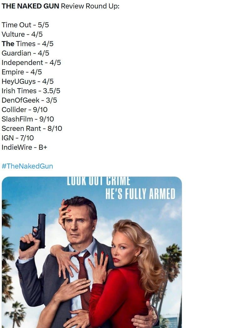 리암 니슨판 총알탄 사나이 호평 이어져