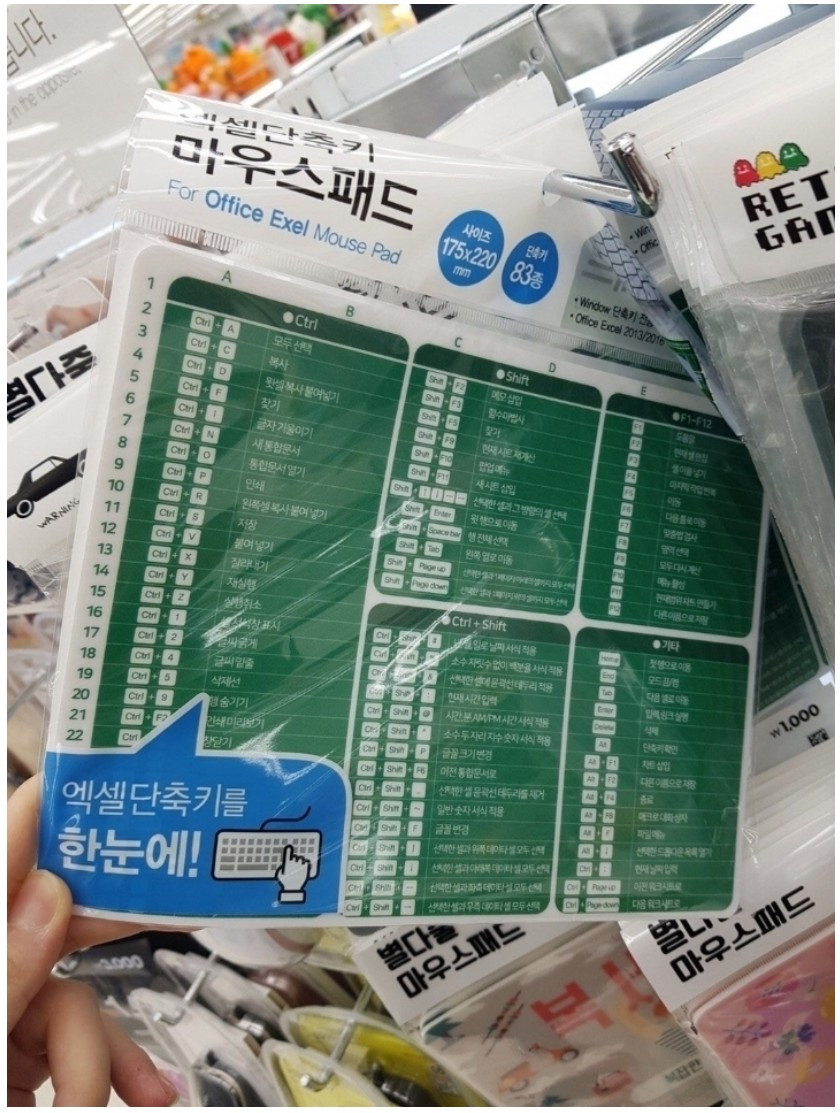 사무직에게 유용한 마우스패드