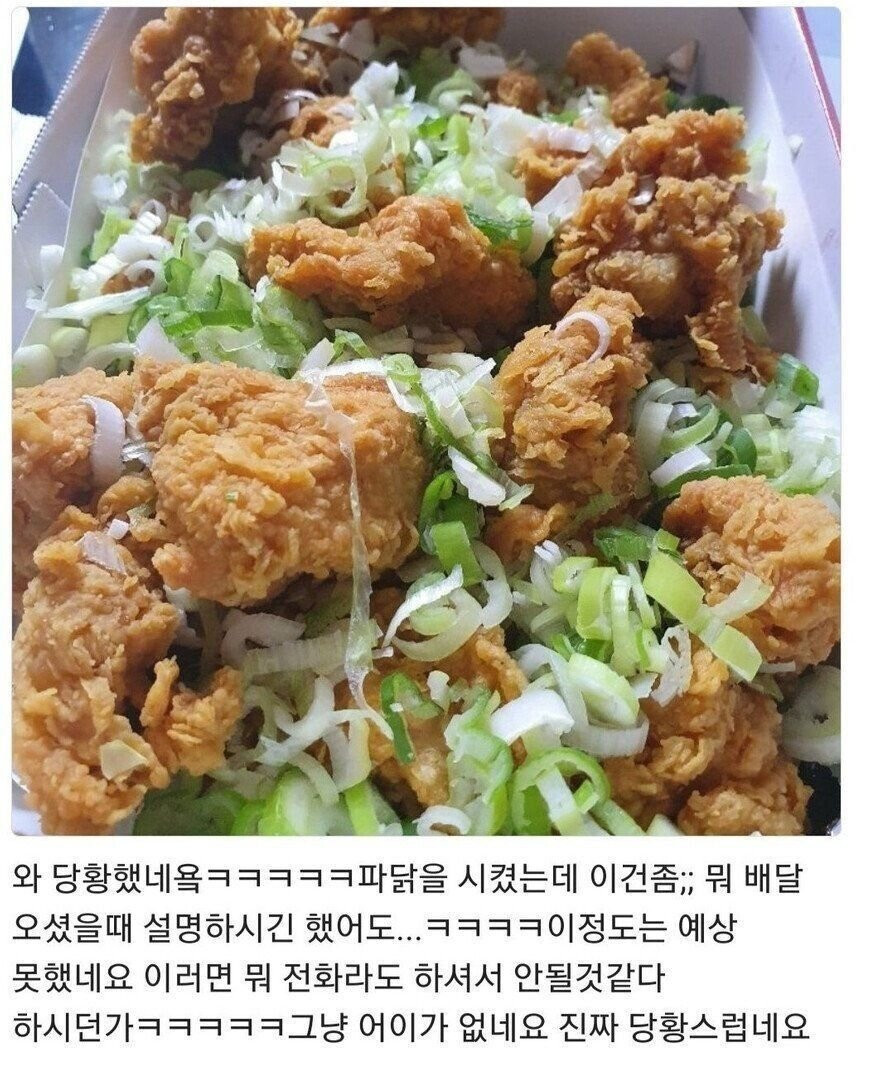파닭 처음 해보는 치킨집