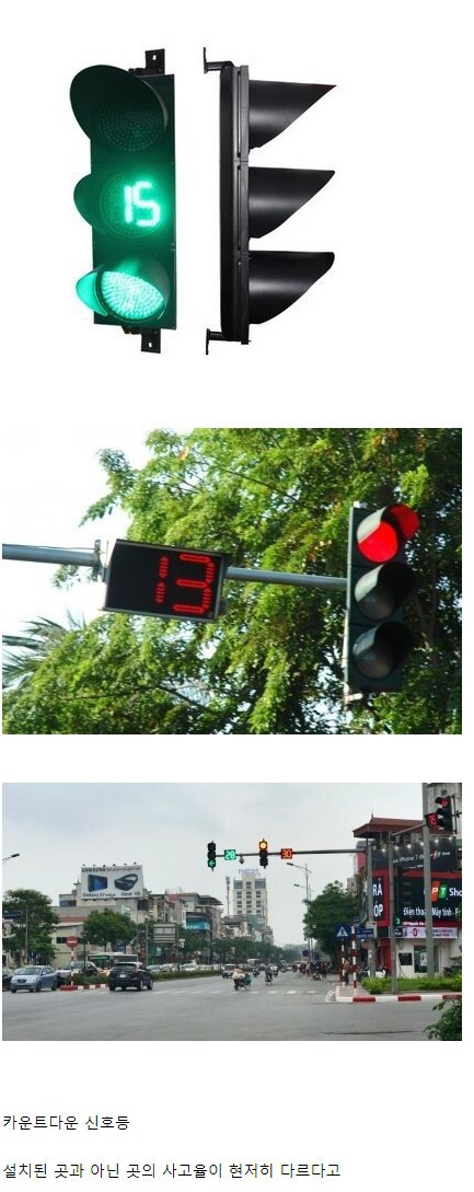 국내에도 대대적으로 도입해야할 신호등