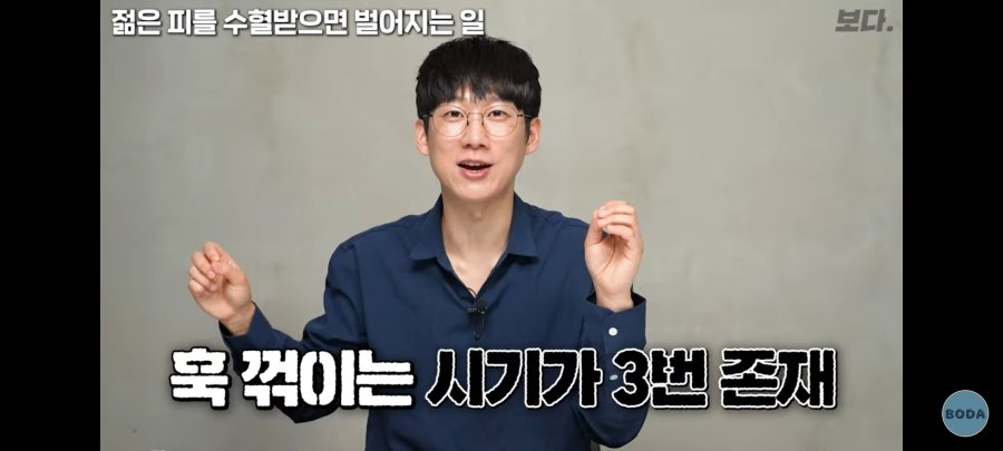 사람이 훅 늙는 나이