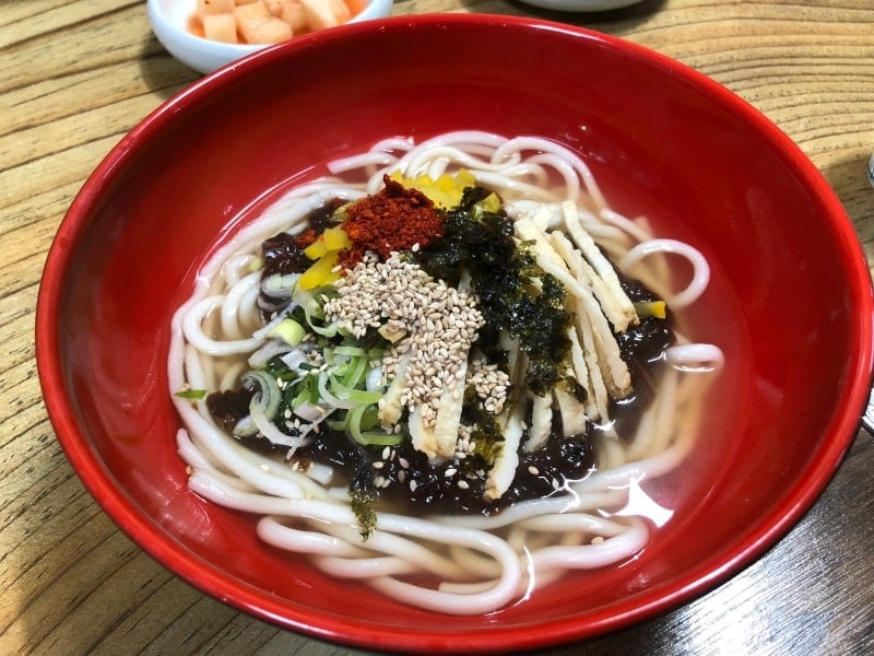 경남 통영 포장마차 음식 우짜