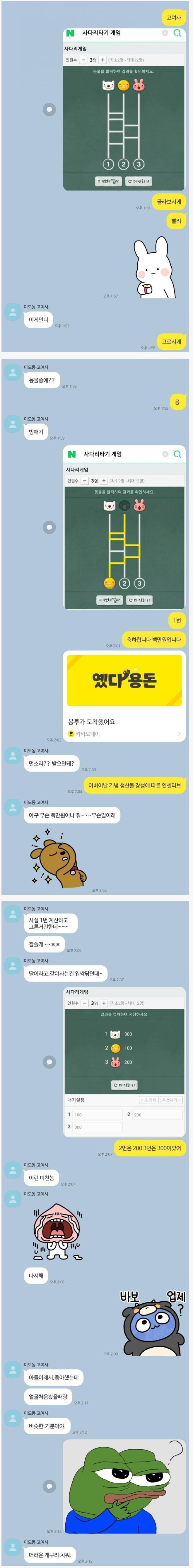 어버이날 엄마 용돈 백만원 드리고 욕먹는 아들